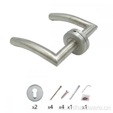 Simpleng Disenyo Stainless Steel Panloob na Lever Handle ng Pintuan